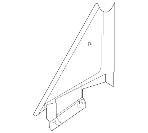 CORNR FIN RH IN 80292-3TA1A NISSAN