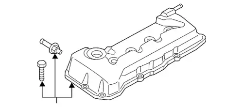 Коромысло клапана ГРМ NISSAN 132644BB2B