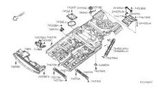 Подкрылок NISSAN 75890-JA00E