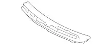Решетка радиатора NISSAN 66862-1FC0B