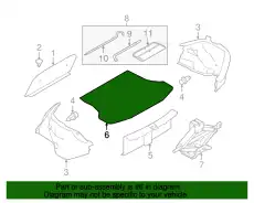 Коврики в салон NISSAN 84902-9KA0A