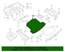 Коврики в салон NISSAN 84902-9HM0A