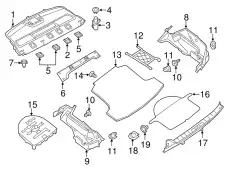 Коврики в салон NISSAN 84902-9HM0A