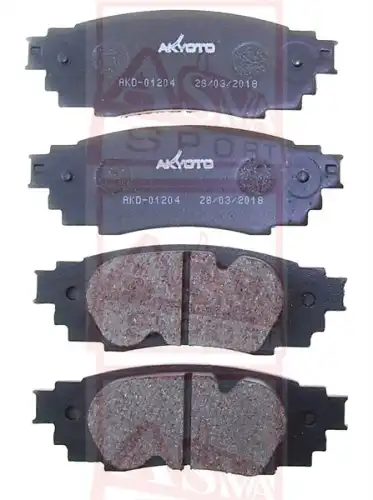 Тормозные колодки дисковые AKYOTO AKD-01204