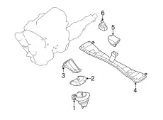 DAMPER ASSY-DYN 11375-4W020 NISSAN