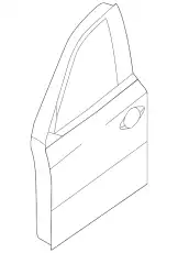 DOOR 80101-3KA3A NISSAN