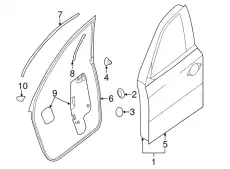 DOOR 80101-3KA3A NISSAN