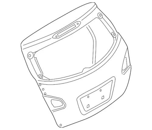 DOOR - BACK K010M-1VKMA NISSAN