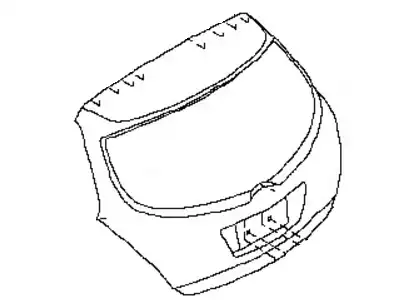 DOOR - BACK KMA00-ZW4MA NISSAN