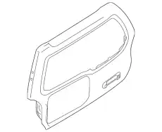 DOOR ASMY-BACK 90150-9CF0A NISSAN
