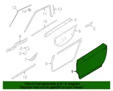 DOOR ASSY-FRONT,LH HMA0A-80BMA NISSAN