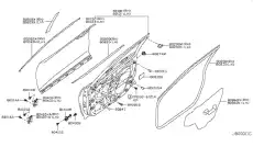 DOOR FR RH 80100-6FL0A NISSAN