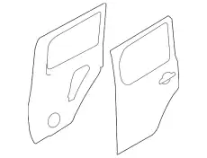 DOOR REAR LH HBA0A-1FCMA NISSAN