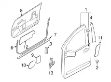 DOOR-FRONT LH H0101-ZQ3MA NISSAN
