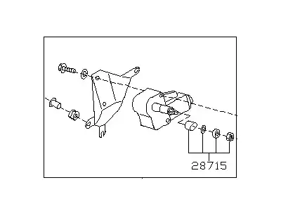DRIVE ASSY-REAR 28700-1B720 NISSAN