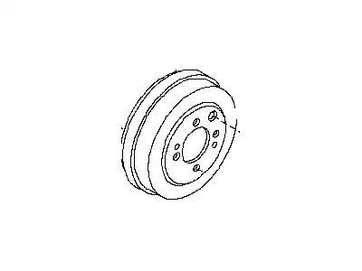 DRUM-BRAKE REAR 43206-3LM0A NISSAN