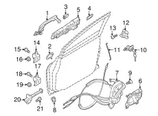 ESCUTCHEON-OUTS 80644-3WC2A NISSAN