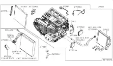 EVAPORATOR ASSY-FRONT 272803JC2A NISSAN