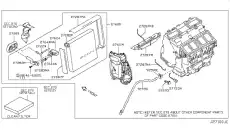 EVAPORATOR, FRO 27281-JF10A NISSAN