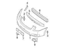 FASCIA KIT-FRON 62022-ET80J NISSAN