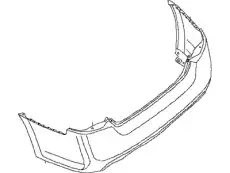 FASCIA KIT-REAR 85022-9N00H NISSAN