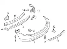 FASCIA KIT-RR BUMPER HEM22-CC20H NISSAN