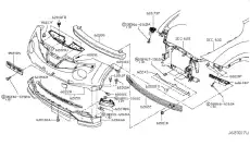 FASCIA-FRONT BUMPER 62022-4FT0H NISSAN