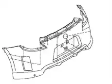 FASCIA-REAR BUM HEM22-1EA0H NISSAN