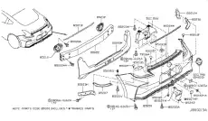 FASCIA-REAR BUM HEM22-1EA0H NISSAN
