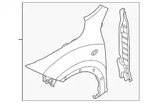 FENDER - FRONT F3100-1KAMB NISSAN