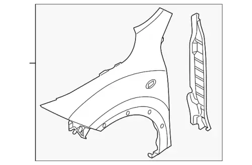 FENDER - FRONT F3100-1KAMB NISSAN