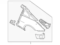 Крыло NISSAN G8100-CD034