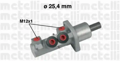 Цилиндр сцепления METELLI 05-0606