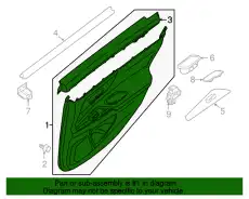 FINISHER ASMY R 82901-9HM2B NISSAN