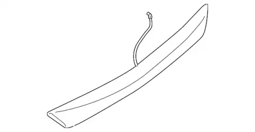 FINISHER ASSY-TRUNK LID 848109HM2B NISSAN