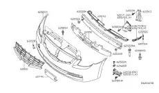 FINISHER-FRONT 62256-ZX10B NISSAN