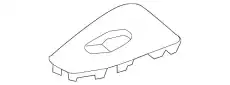 FINISHER-POWER WINDOW SWITCH,FRONT RH 80960-4RA0A NISSAN