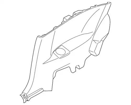 FINISHER-REAR S 76900-JB00C NISSAN