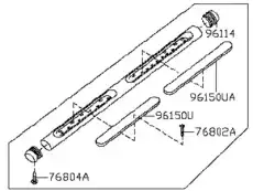 FRONTIER PIPE S 96101-EB000 NISSAN