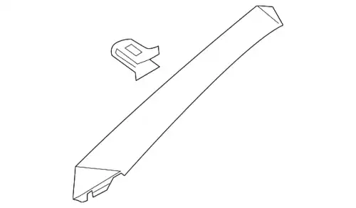 GARNISH 76911-CD00D NISSAN
