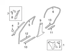 GARNISH ASSY-FR 76911-ZN40A NISSAN