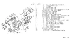 GASKET KIT - ENGINE REPAIR A0AMA-2Y985 NISSAN