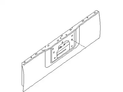 GATE-REAR 93400-7S230 NISSAN