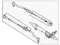 GEAR & LINKAGE 49001-3TA0D NISSAN