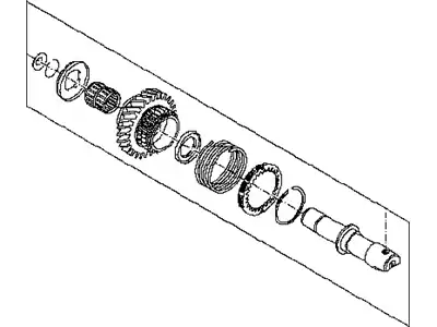 Шестерня КПП NISSAN 32280-00QAE