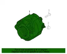 GENERATOR 231004FU0A NISSAN
