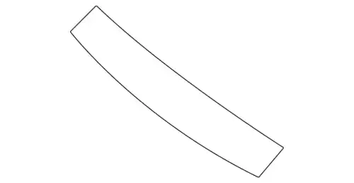 Стекло люка NISSAN 91602-4RA1A