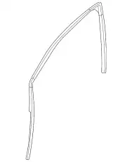 GLASS RUN RUBBE 80331-ZZ52A NISSAN