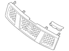 Решетка радиатора NISSAN 62310-ZT01A