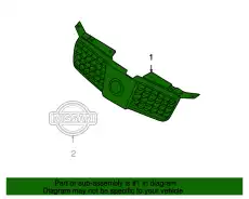 Решетка радиатора NISSAN 62070-ZK30B